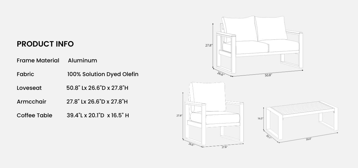 aluminum table information