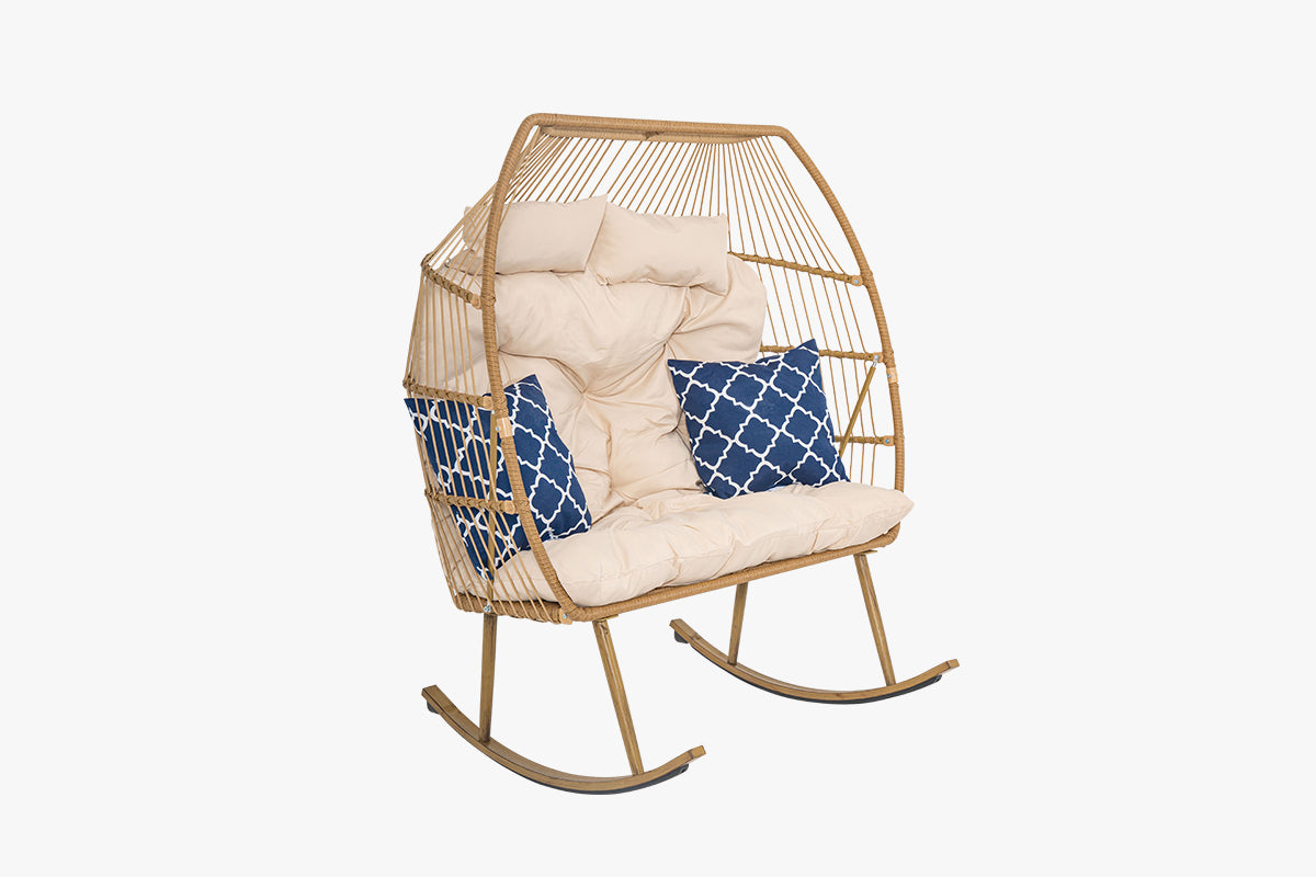 Rocking Double Egg Chair - Thumbnail 4