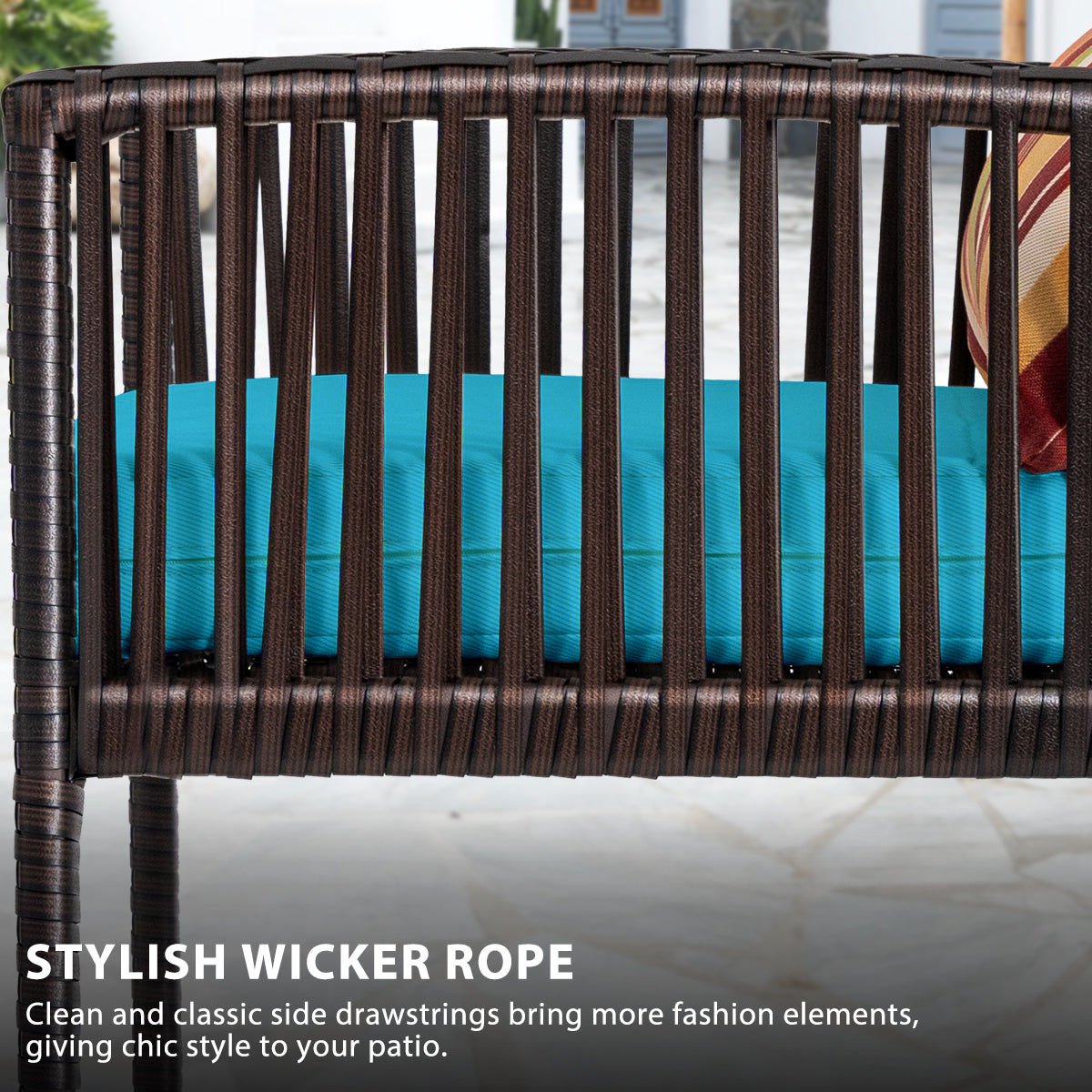 Outdoor Wicker Bar Stools