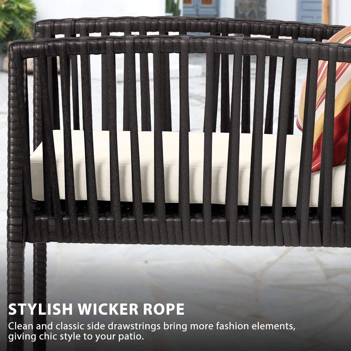 Outdoor Wicker Bar Stools