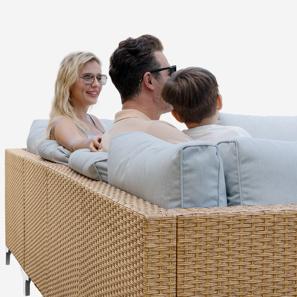 sundale outdoor Rattan sofa